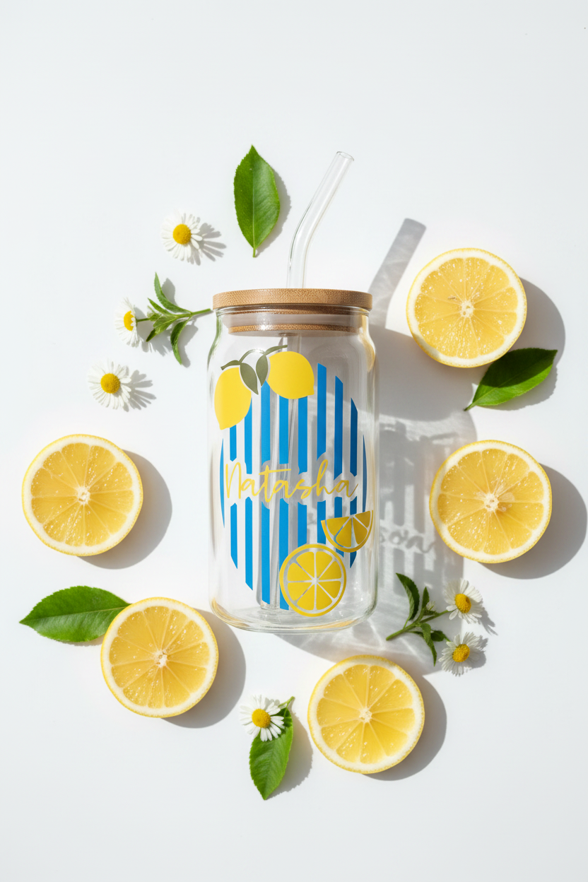 Natasha Lemon Glass - Summery Flat Lay
