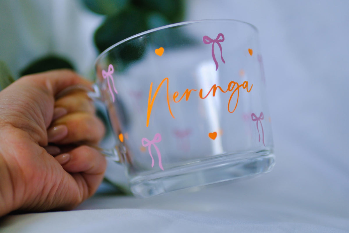 Heart and Bow Mug