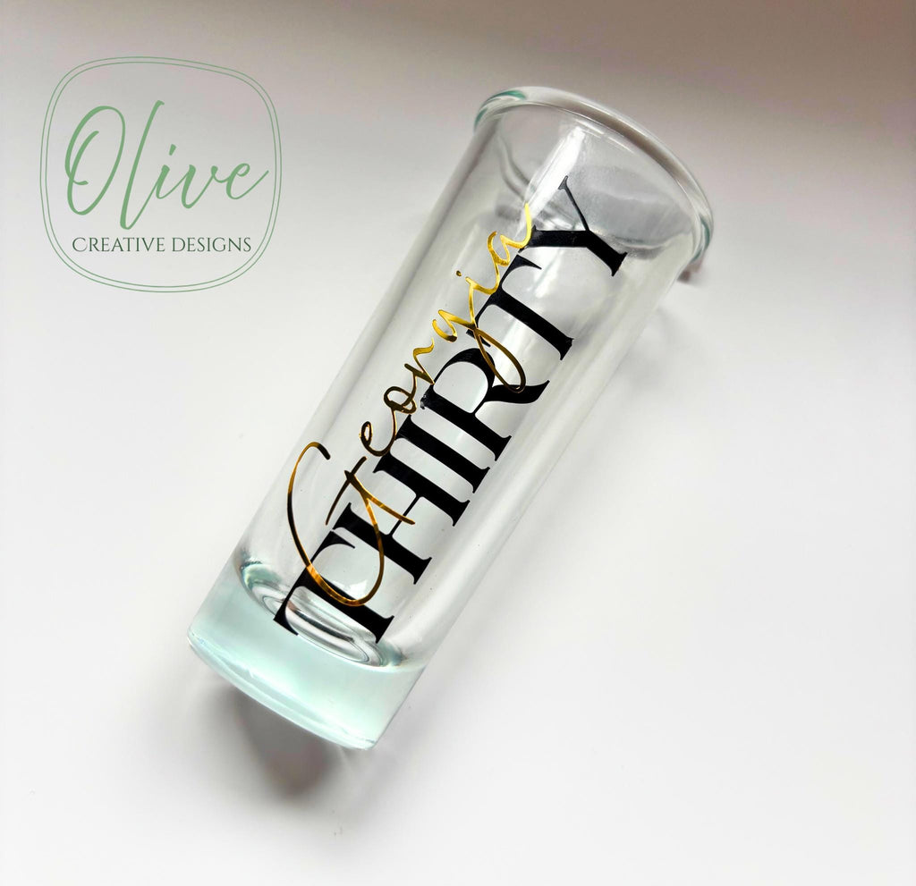 Personalised Birthday Shot Glass