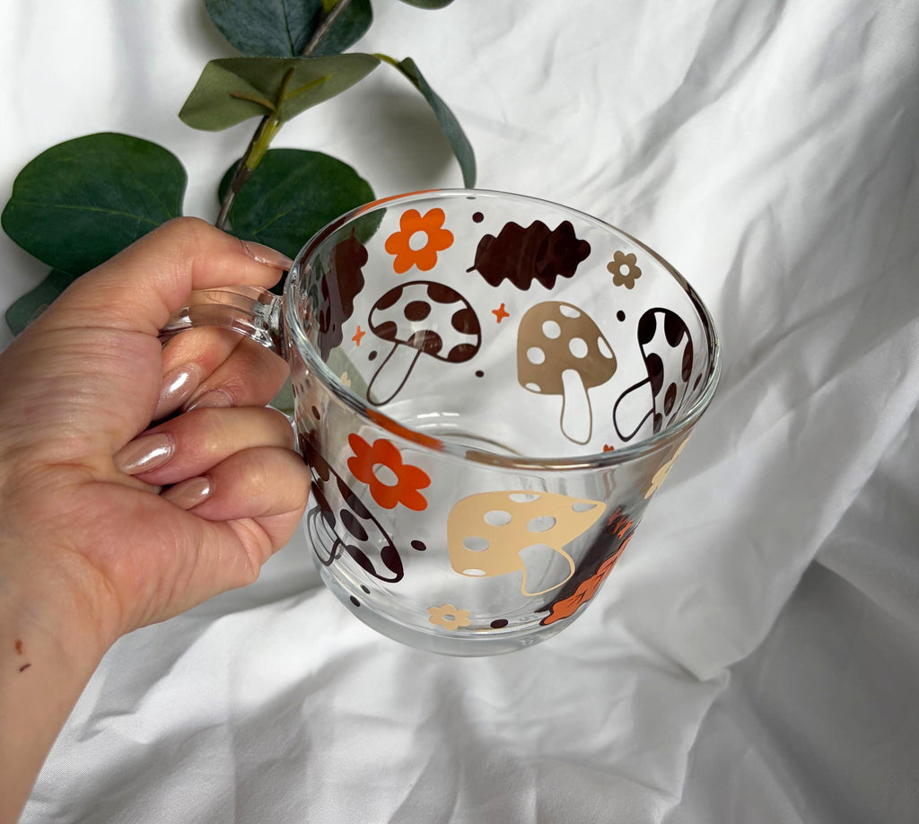 Mushroom Glass Mug