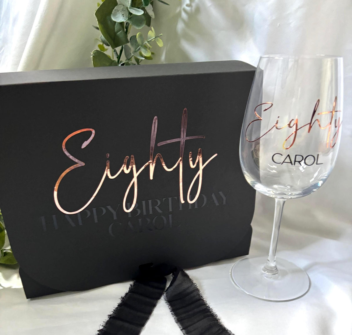 Age Birthday Wine Glass