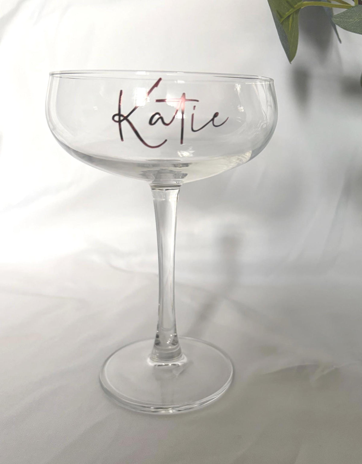 Simple Personalised Martini Glass