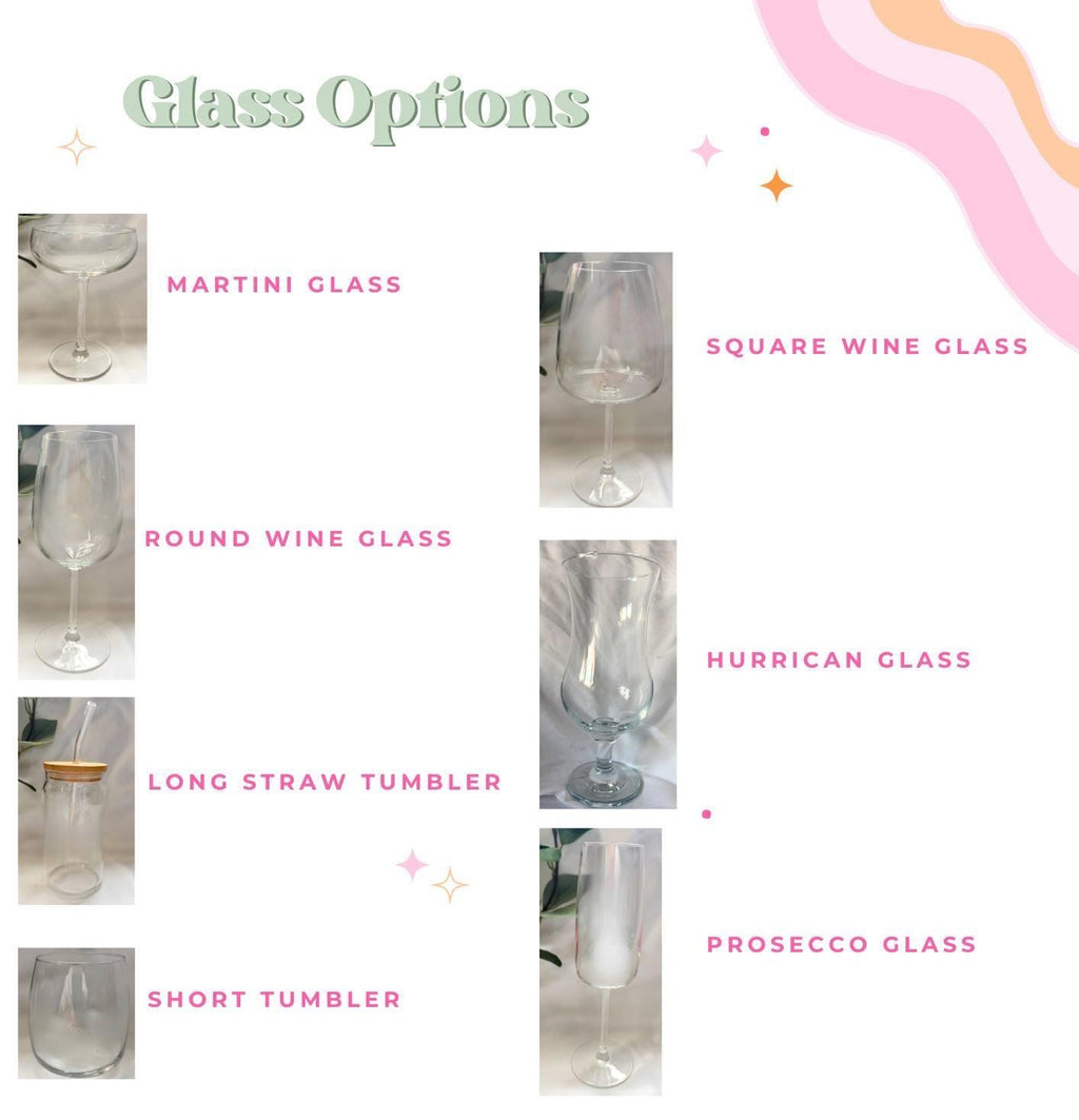 Personalised Cocktail Glass | Custom Name Cup | Choose Your Design | Custom Drink