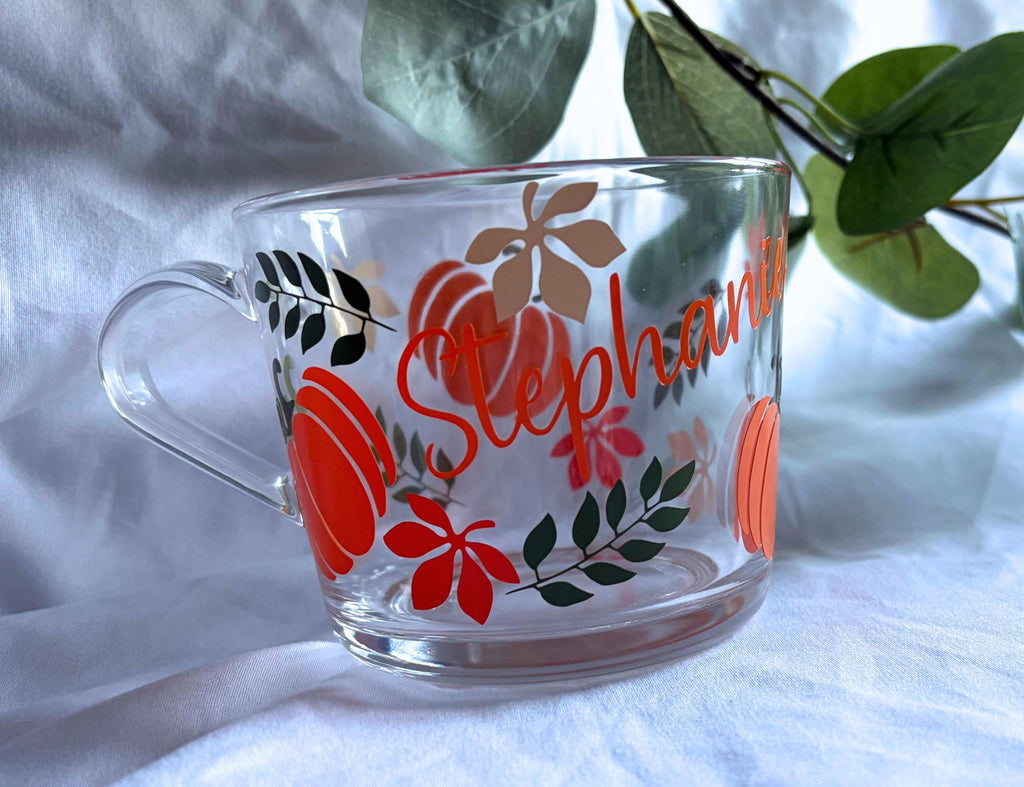 Pumpkin Glass Mug
