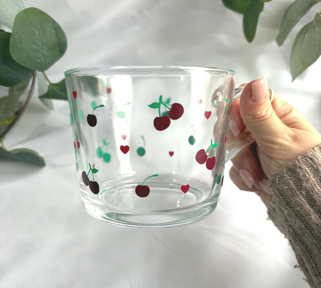 Cherry Glass Mug