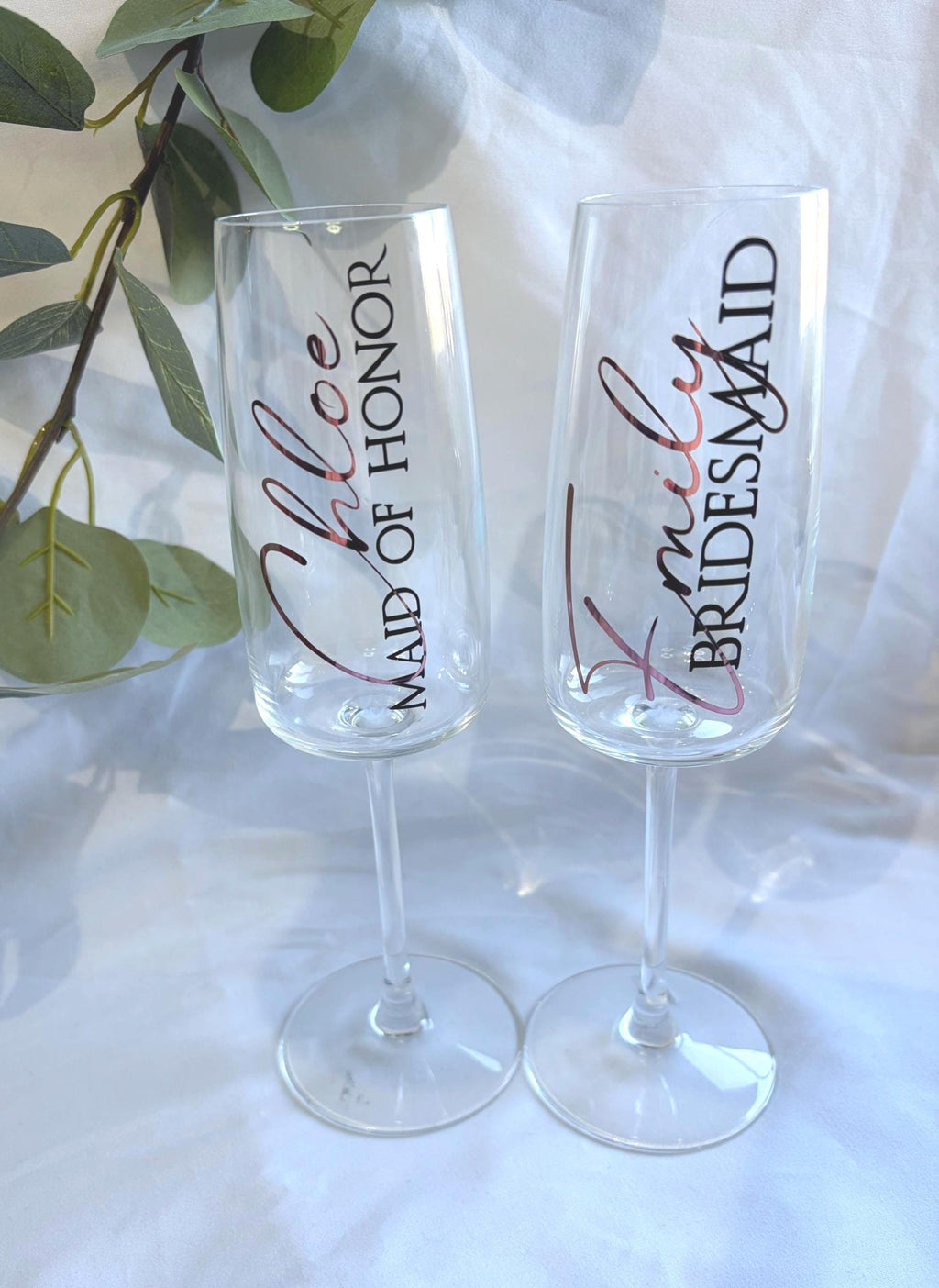 Bridesmaid Champagne Glass
