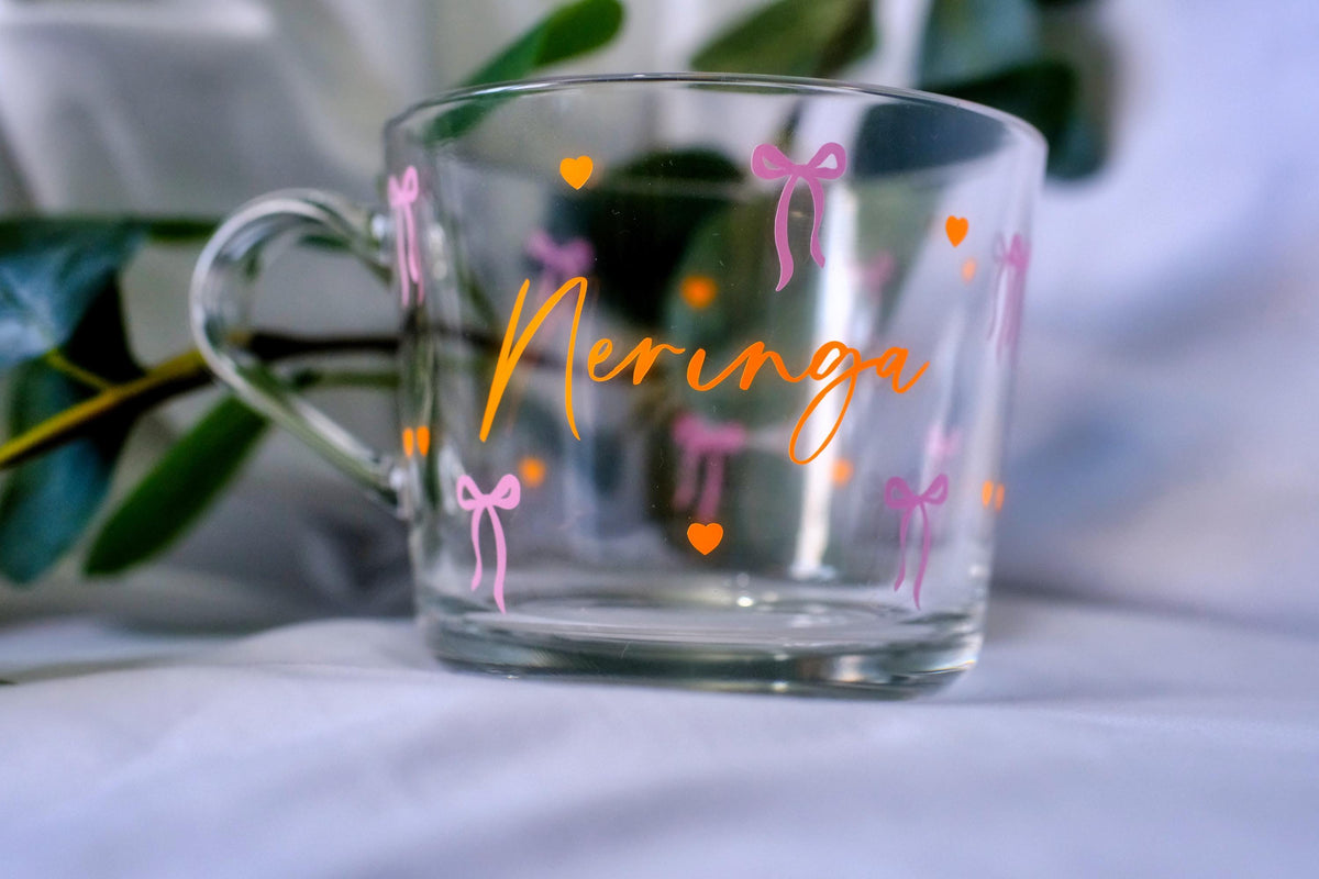Heart and Bow Mug