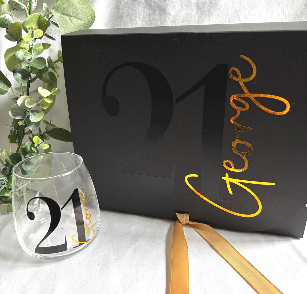 Milestone Birthday Small Tumbler Glass