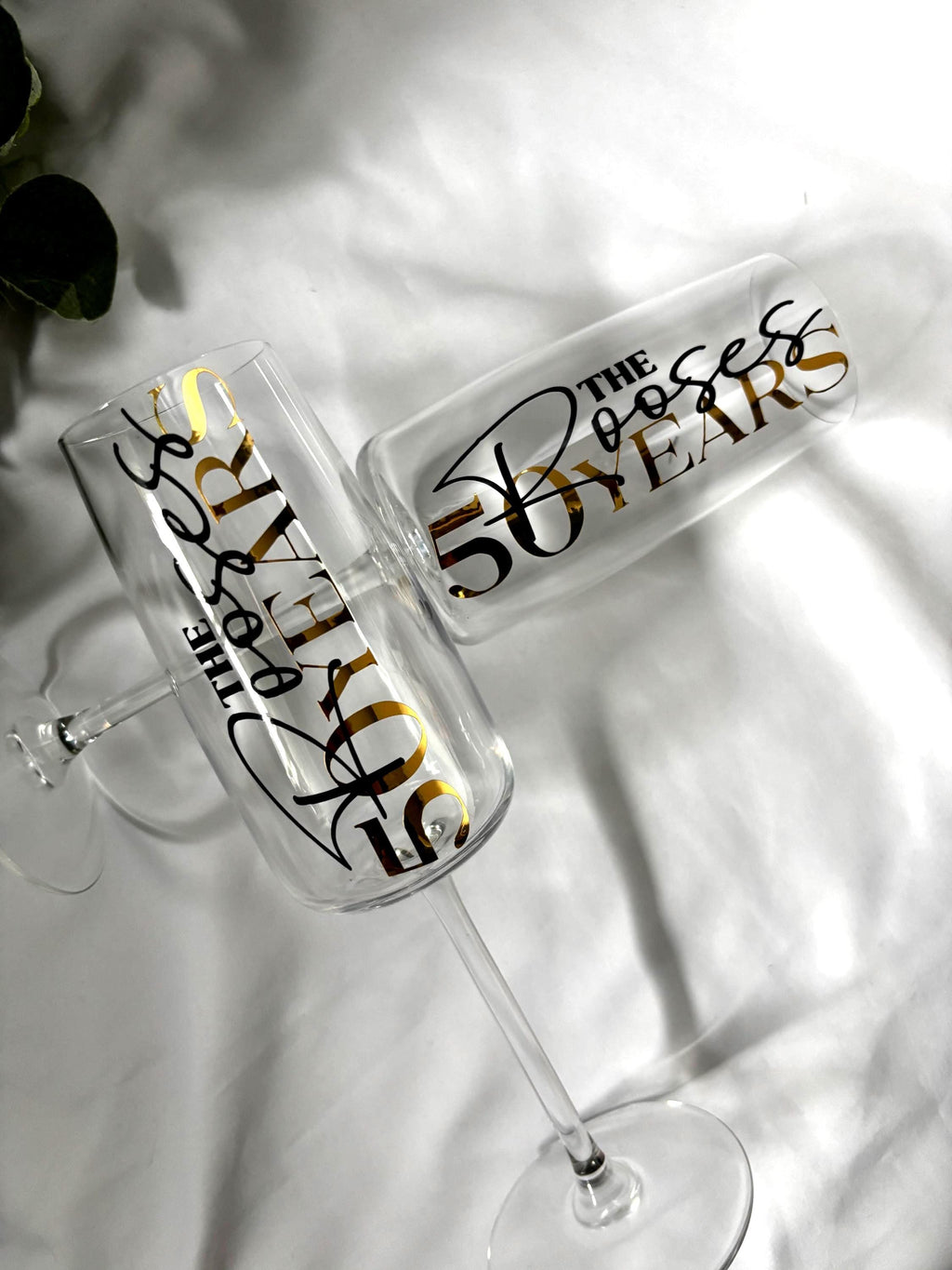 Anniversary Champagne / Prosecco Glass Gift Set