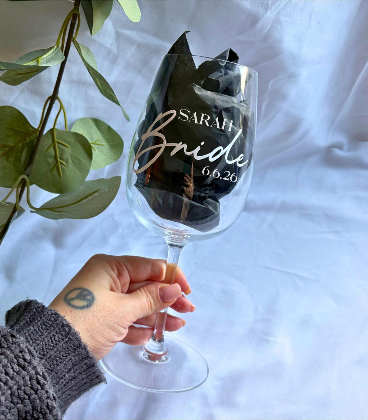 Bride Wine Glass
