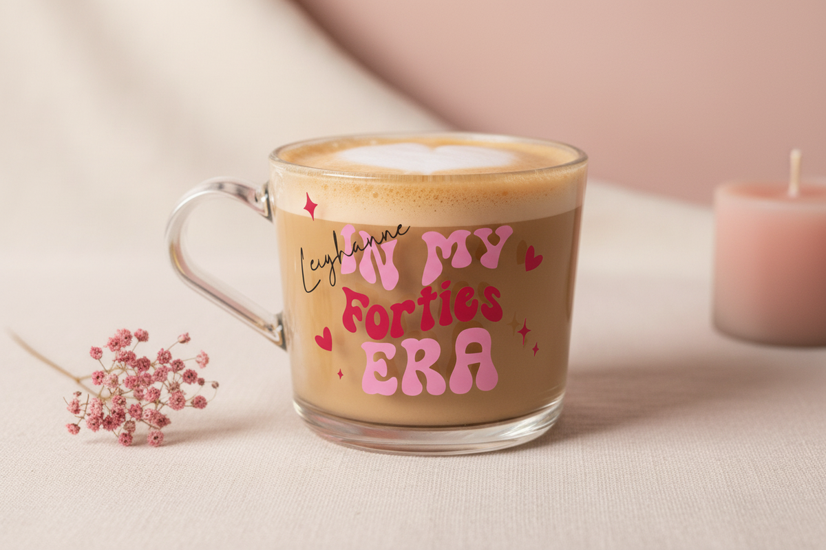 Birthday Era Mug — Flat Lay