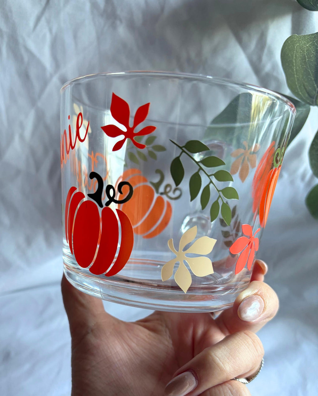 Pumpkin Glass Mug