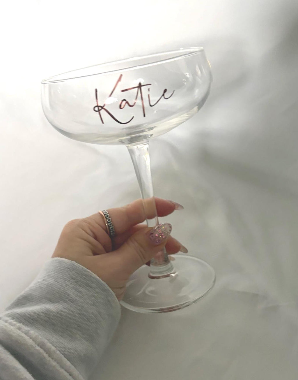 Simple Personalised Martini Glass