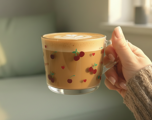 Cherry Mug — No Props
