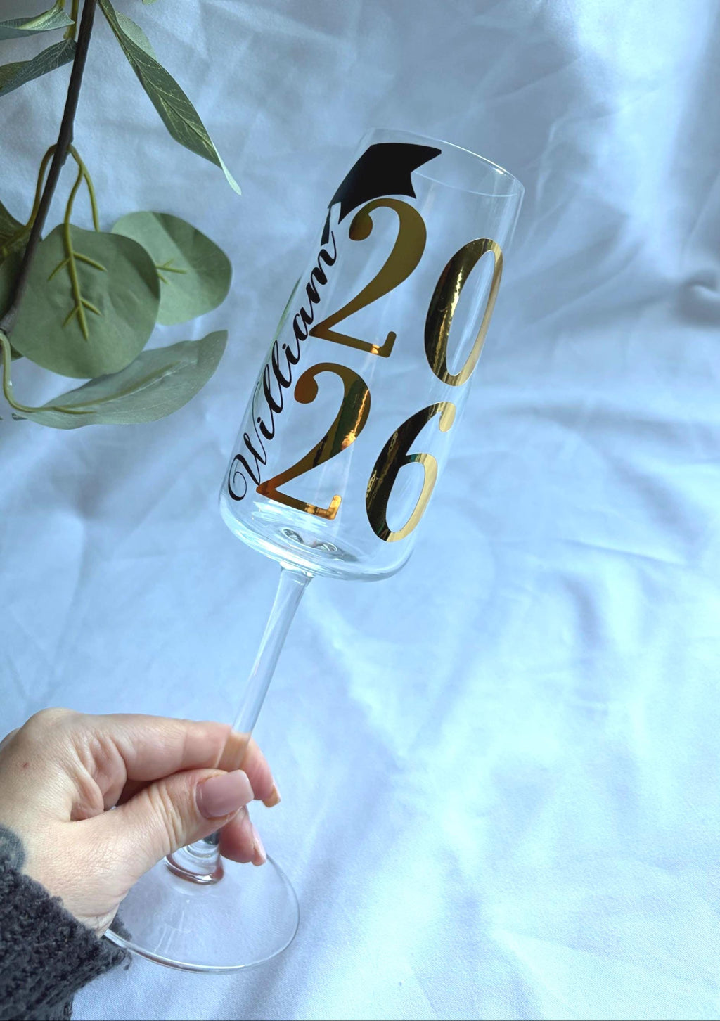 Graduation Champagne Glass 2026