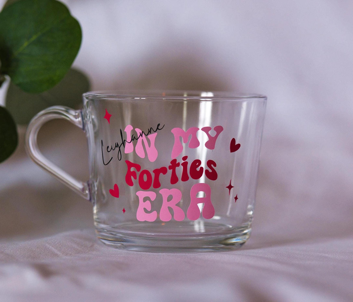 Personalised Birthday Era Glass Mug