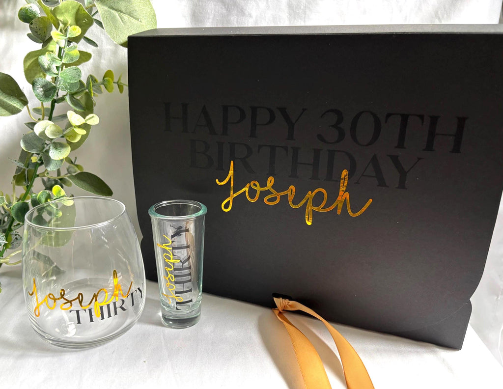 Milestone Birthday Small Tumbler & Shot Glass Gift Set
