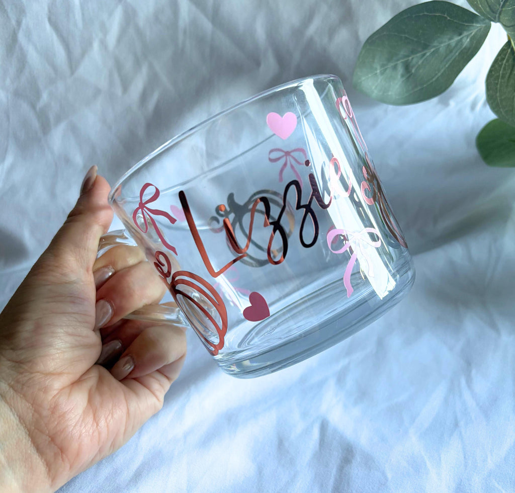 Personalised Pumpkin Glass Mug