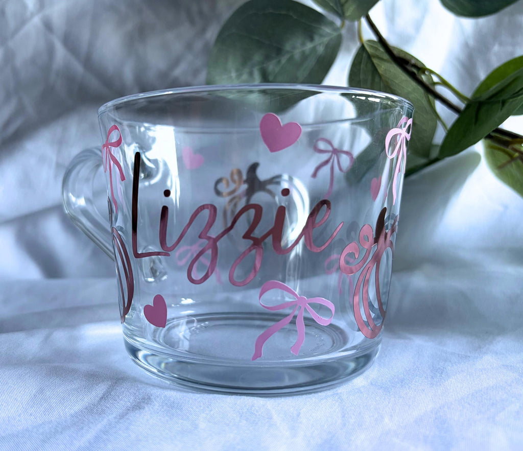 Personalised Pumpkin Glass Mug