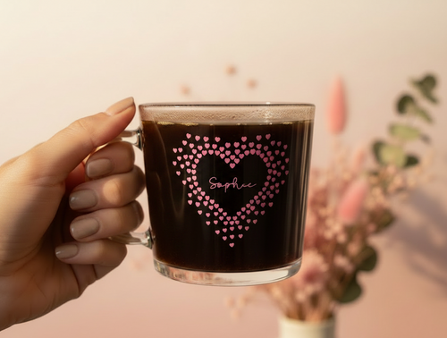 Heart Mug — Held, Black Coffee