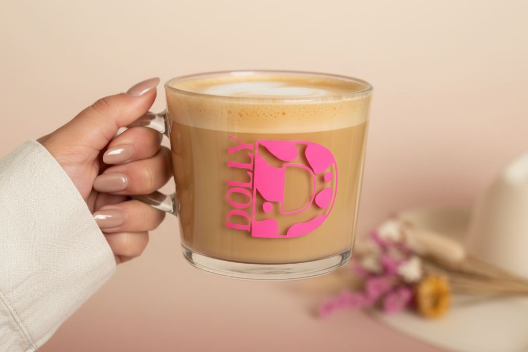 Initial Cowboy Mug — Lifestyle