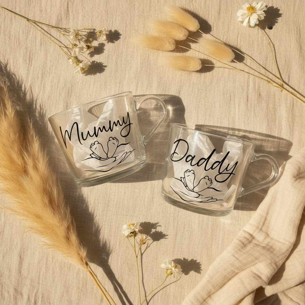 Mummy & Daddy Mug set