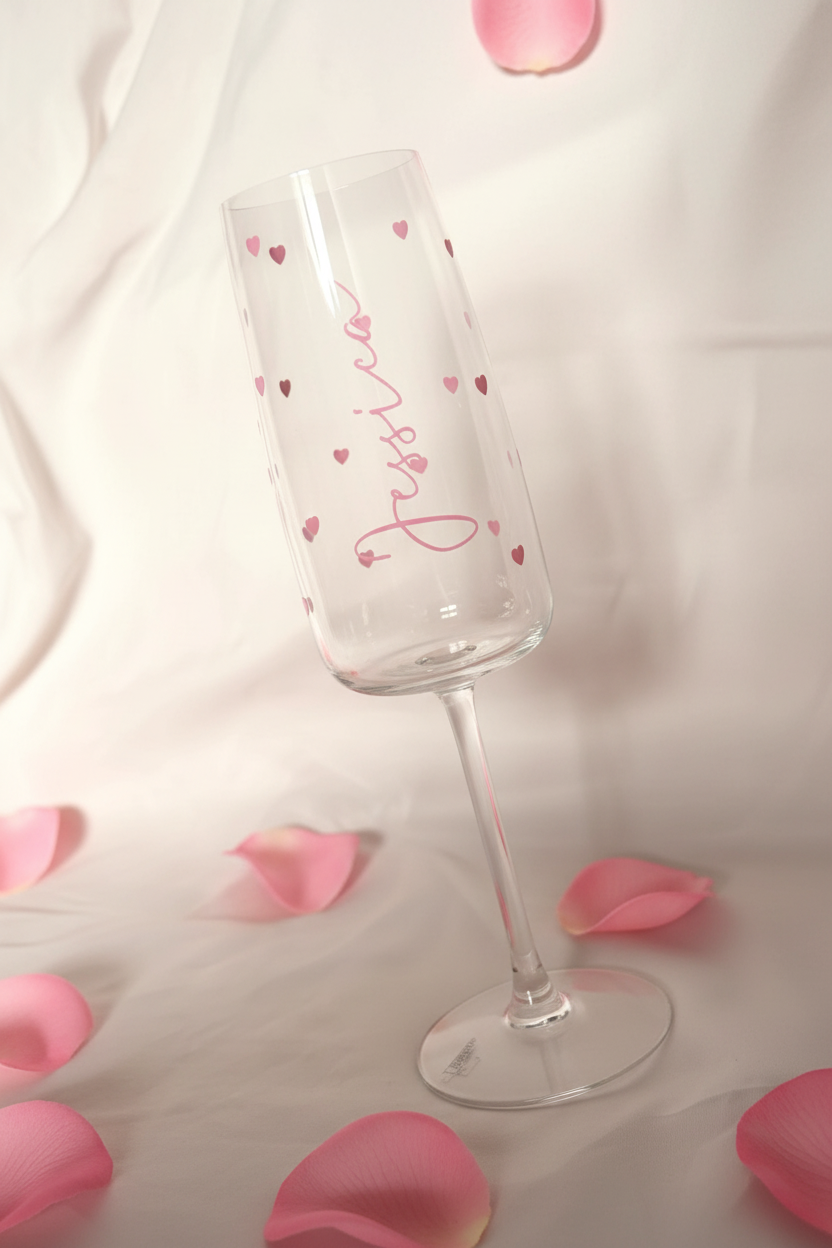 Personalised Champagne Glass Lifestyle