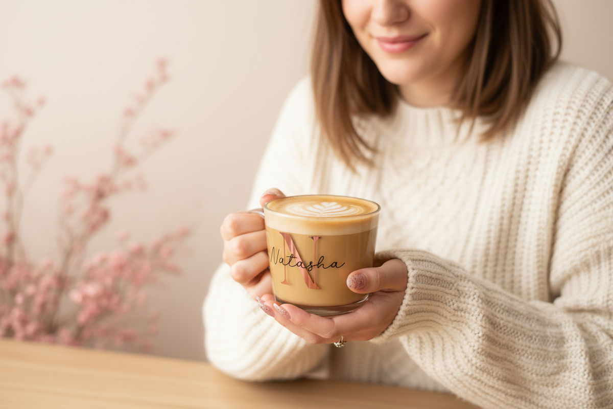 Personalised Name Mug — Lifestyle