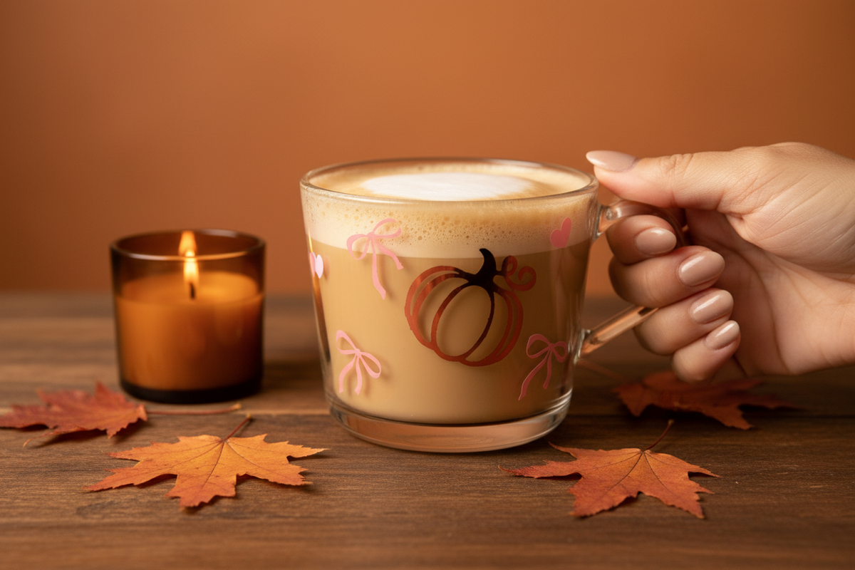 Personalised Pumpkin Mug — Back Detail